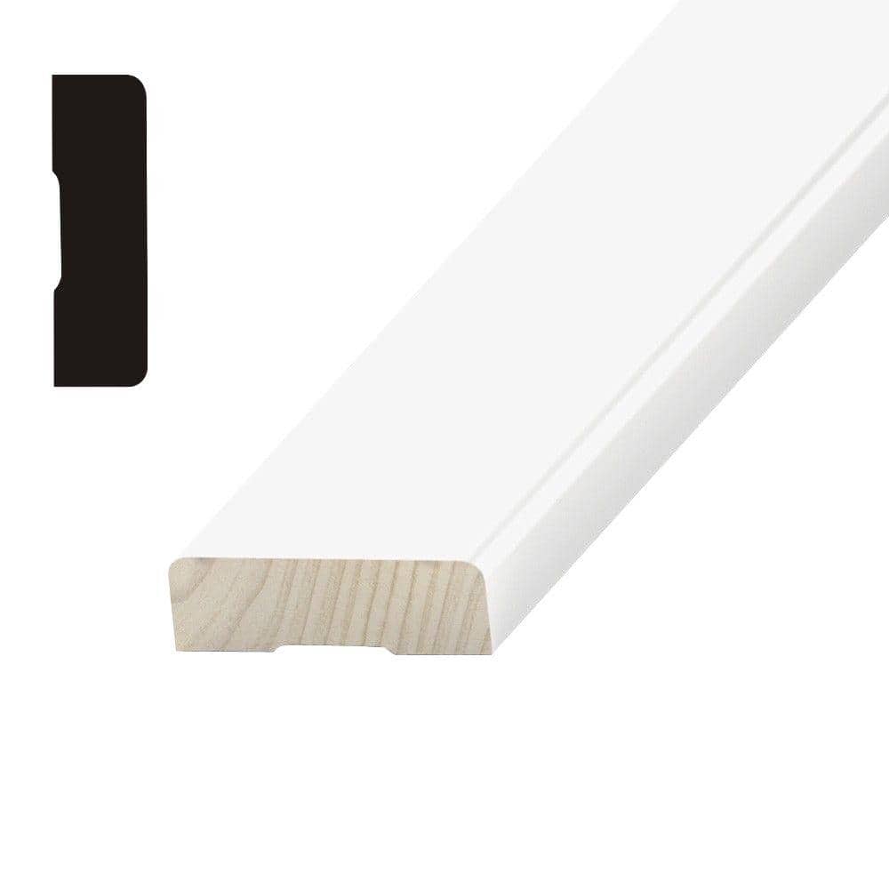 Kelleher Round Edge 3/4 in. x 2-1/2 in. Double Primed Pine Casing