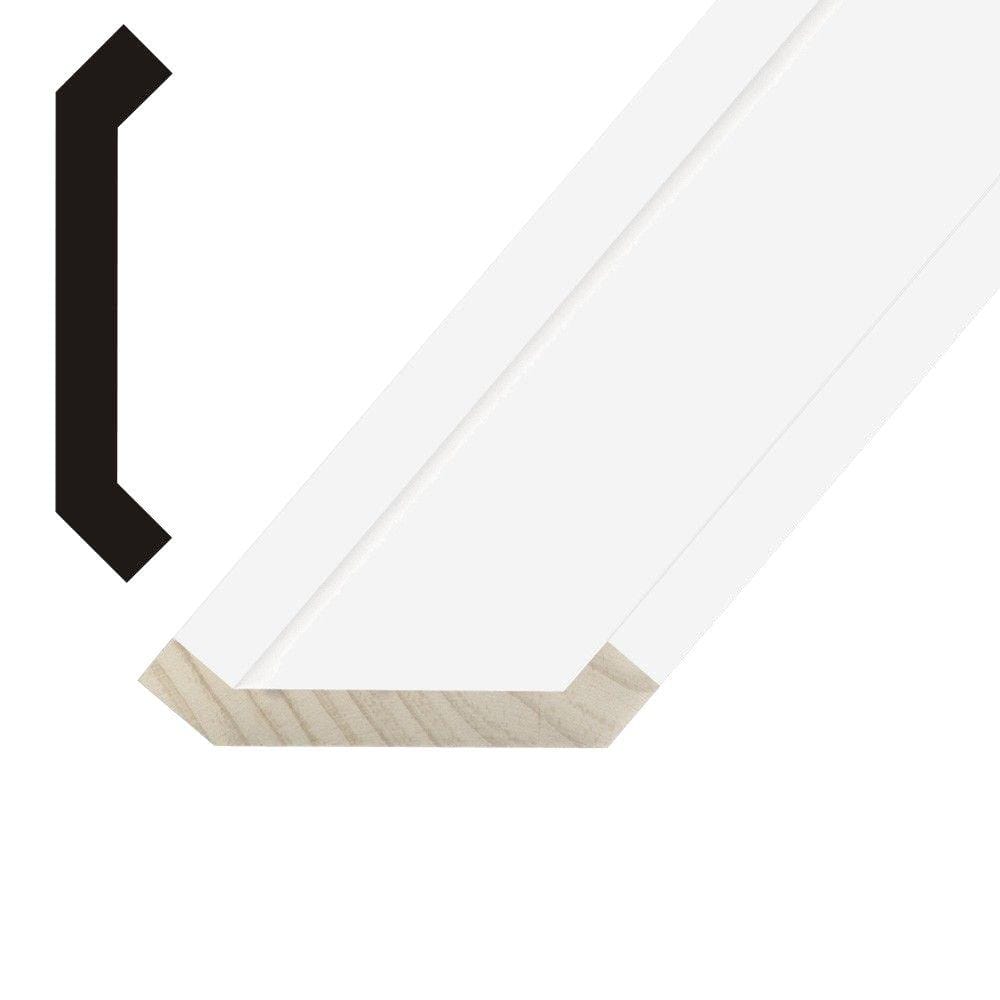 Kelleher Craftsman 11/16 in. x 4 in. Double Primed Pine Crown Moulding