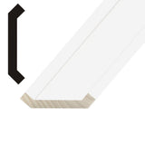 Kelleher Craftsman 11/16 in. x 4 in. Double Primed Pine Crown Moulding