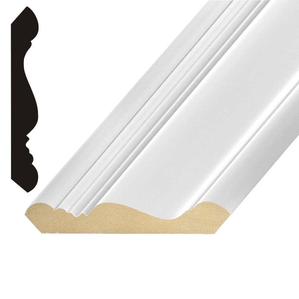 Kelleher Charleston 11/16 in. x 6 in. MDF Crown Moulding