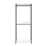 Klair Living Fiona 32 in. W White Freestanding Wood Closet System Tower