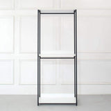 Klair Living Fiona 32 in. W White Freestanding Wood Closet System Tower
