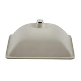 KRAUS Elavo Large Rectangular Ceramic Undermount Bathroom Sink in White with Overflow, 23-1/4 in. x 16-1/2 in.