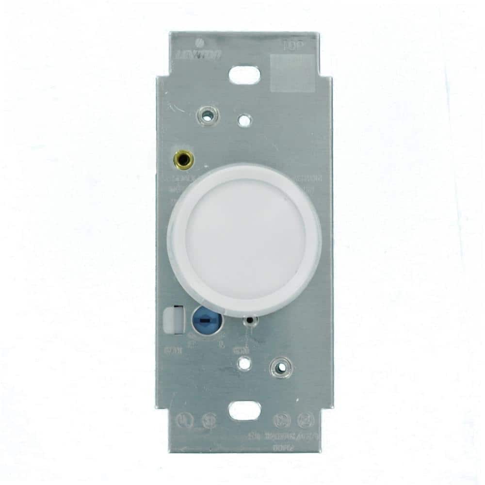 Leviton 5-Amp Trimatron Single Pole Full Range Rotary Fan Speed Control, White