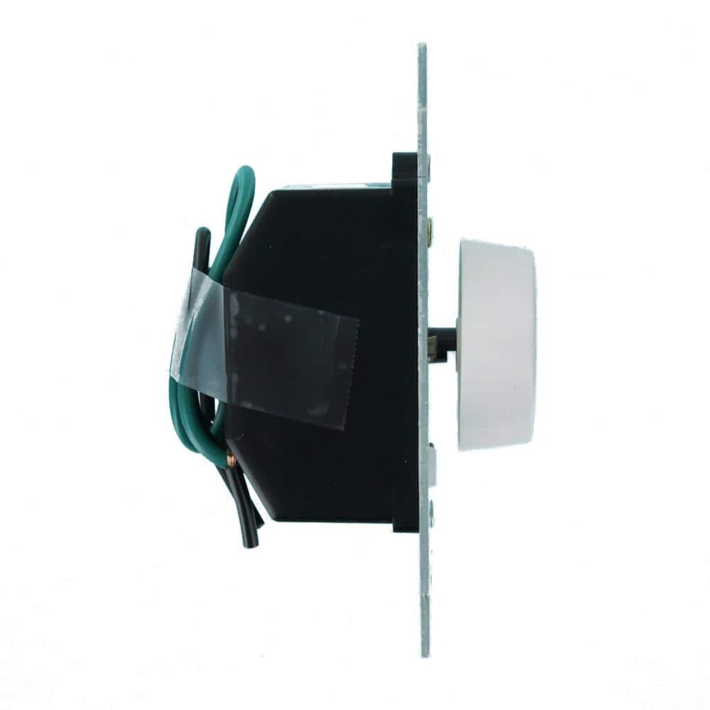 Leviton 5-Amp Trimatron Single Pole Full Range Rotary Fan Speed Control, White