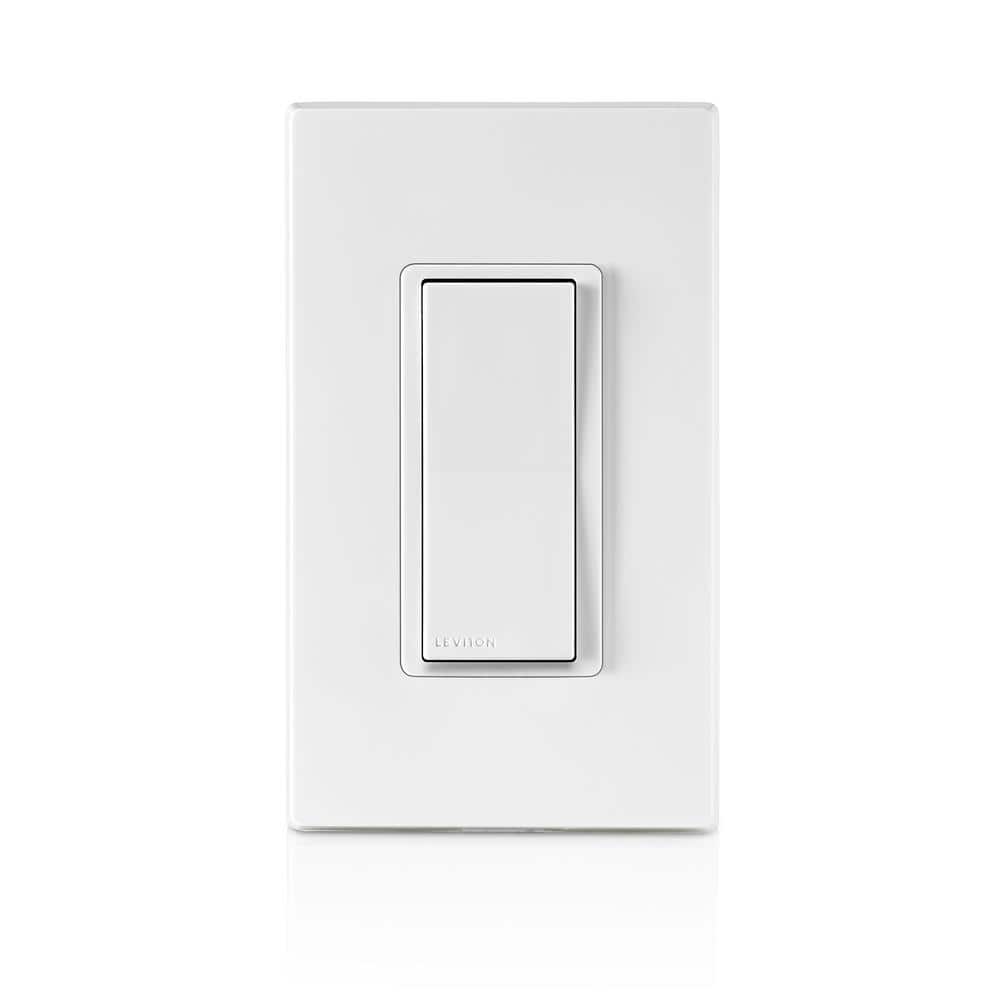 Leviton Decora Smart Light Switch with Z-Wave Technology, White (Wallplate Included)
