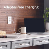 Leviton 15 Amp Decora Type A & C USB Charger Tamper-Resistant Outlet, White (R02-T5633-0BW)