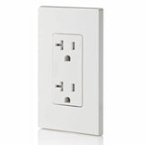 Leviton Decora 20 Amp Tamper-Resistant Duplex Outlet, 125V, White (R52-T5825-00W)