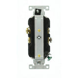 Leviton 15 Amp 125V Commercial Grade Tamper Resistant Duplex Outlet, White (R52-TCBR1-00W)