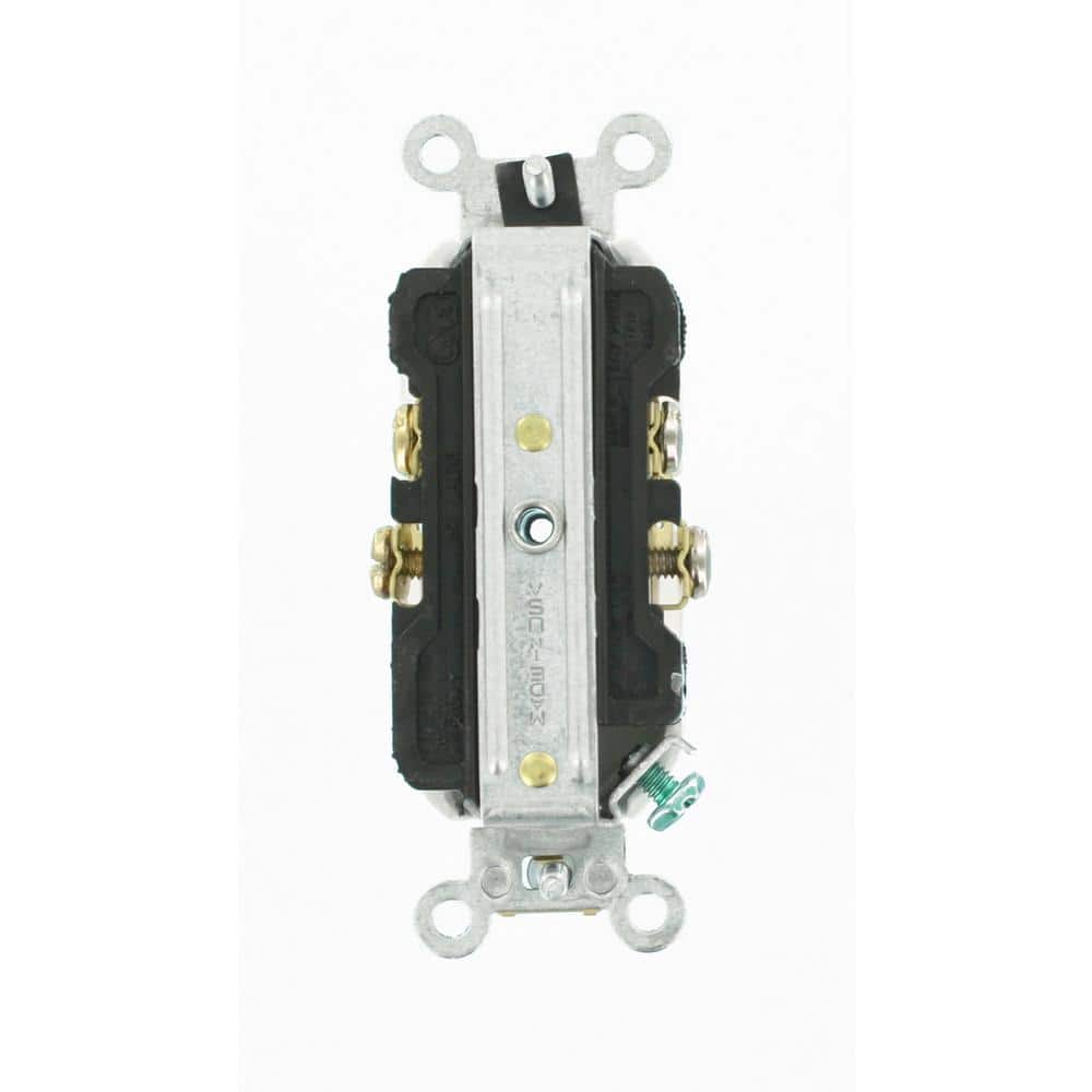 Leviton 20 Amp Commercial Grade Duplex Outlet, White (R62-CBR20-00W)