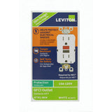 Leviton 15 Amp 125-Volt Self-Test Tamper Resistant GFCI Outlet, White (4-Pack)