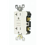 Leviton 20 Amp 125-Volt SmartlockPro Tamper-Resistant AFCI/GFCI Dual-Function Duplex Outlet, White (R02-AGTR2-0KW)