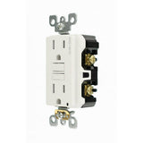 Leviton 15 Amp 125-Volt Duplex Self-Test SmartlockPro Tamper-Resistant AFCI/GFCI Dual Function Outlet, White