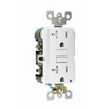 Leviton 20 Amp 125-Volt Duplex SmarTest Self-Test SmartlockPro Tamper-Resistant GFCI Outlet, White