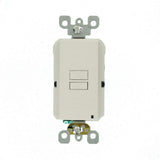 Leviton 20 Amp 125-Volt Combo Self-Test Blank Face GFCI Outlet, White