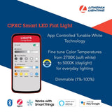 Lithonia Lighting 2 ft. x 4 ft. Smart Adjustable Lumen Integrated LED Tunable White Troffer Light with hidden motion sensor