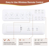 Logmey Elongated Smart Toilet | Heated Seat, Auto Flush, Night Light, Remote Control | MT-7G610