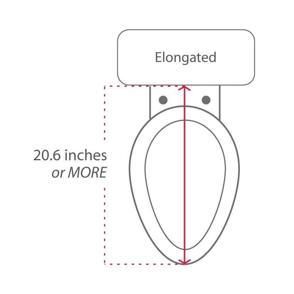 Lotus ATS-1000 Smart Electric Bidet Seat for Elongated Toilets in White