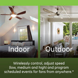 GE Enbrighten Z-Wave Plus In-Wall Smart Fan Control