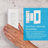 Lutron Caseta Smart Lighting Lamp Dimmer Switch Starter Kit with Smart Hub (P-BDG-PKG1P)