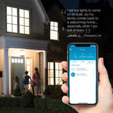 Lutron Caseta Smart Lighting Dimmer Switch (2 Count) Starter Kit with Smart Hub (P-BDG-PKG2W-HD)