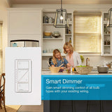 Lutron Caseta Smart Dimmer Switch and Remote Kit for Wall and Ceiling Lights, 150-Watt LED Bulbs (P-PKG1W-2PK-WH) (2-Pack)