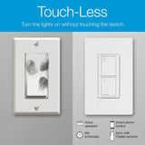 Lutron Caseta Smart Switch Starter Kit with Smart Hub, Neutral Wire Required, White (P-BDG-PKG1WS)