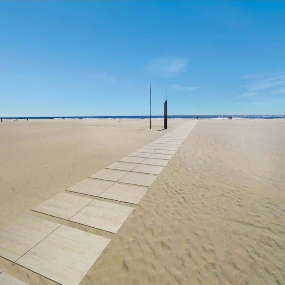 Foresta White 24 in. x 24 in. x 3/4 in. Wood-Look Porcelain Paver