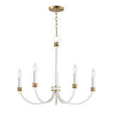 Maxim Lighting Charlton 5-Light White Chandelier