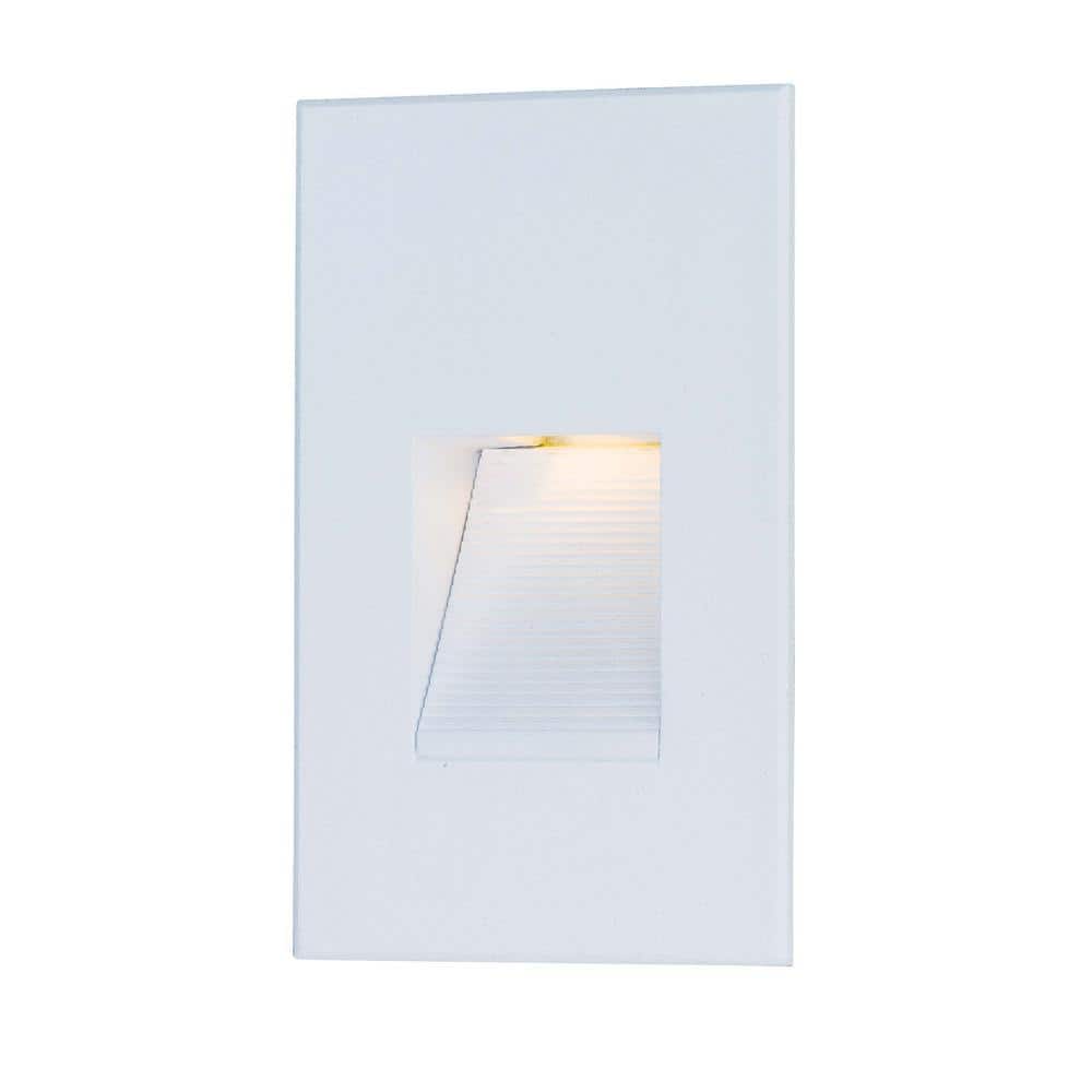 Maxim Lighting Path 3 in. Wide 4-Watt White Line-Voltage Hardwired Integrated LED Path/Stair Light