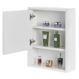 Unbranded 17.5 in. x 23.5 in. Surface Mount Medicine Cabinet Bathroom Storage, Mirrored Vanity Medicine Chest with 3 Shelves