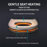 MEDUNJESS H-Z Elongated Smart Bidet Toilet - Auto Open/Close, Auto Flush, Heated Seat, Foot Sensor