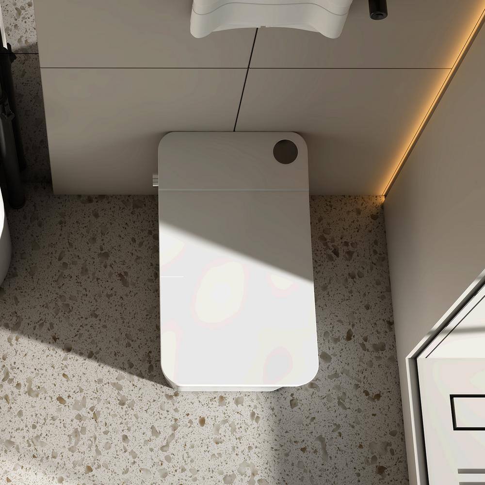 MEDUNJESS H-Z Elongated Smart Bidet Toilet - Auto Open/Close, Auto Flush, Heated Seat, Foot Sensor