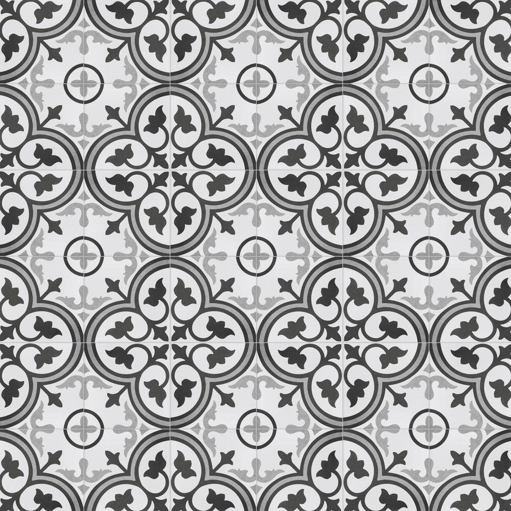 Merola Tile Amberes Classic Encaustic 12-3/8 in. x 12-3/8 in. Ceramic Floor and Wall Tile (10.96 sq. ft. / case)
