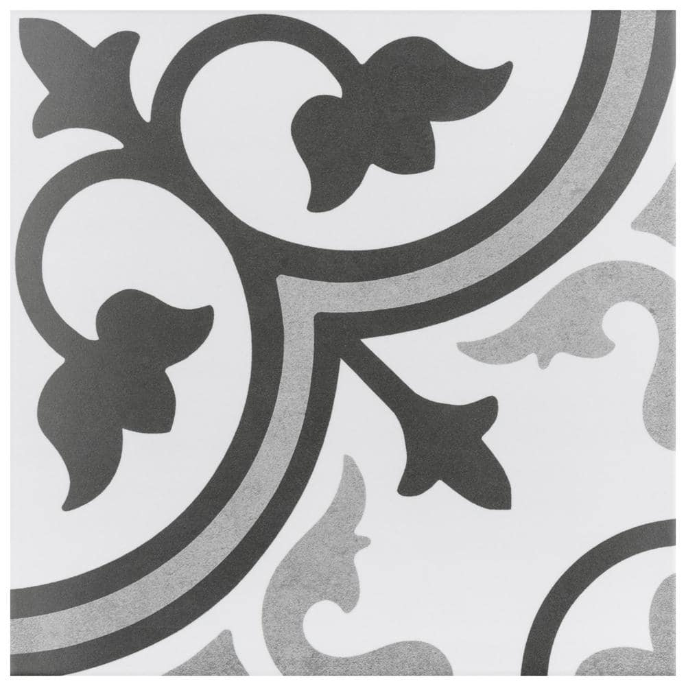 Merola Tile Amberes Classic Encaustic 12-3/8 in. x 12-3/8 in. Ceramic Floor and Wall Tile (10.96 sq. ft. / case)