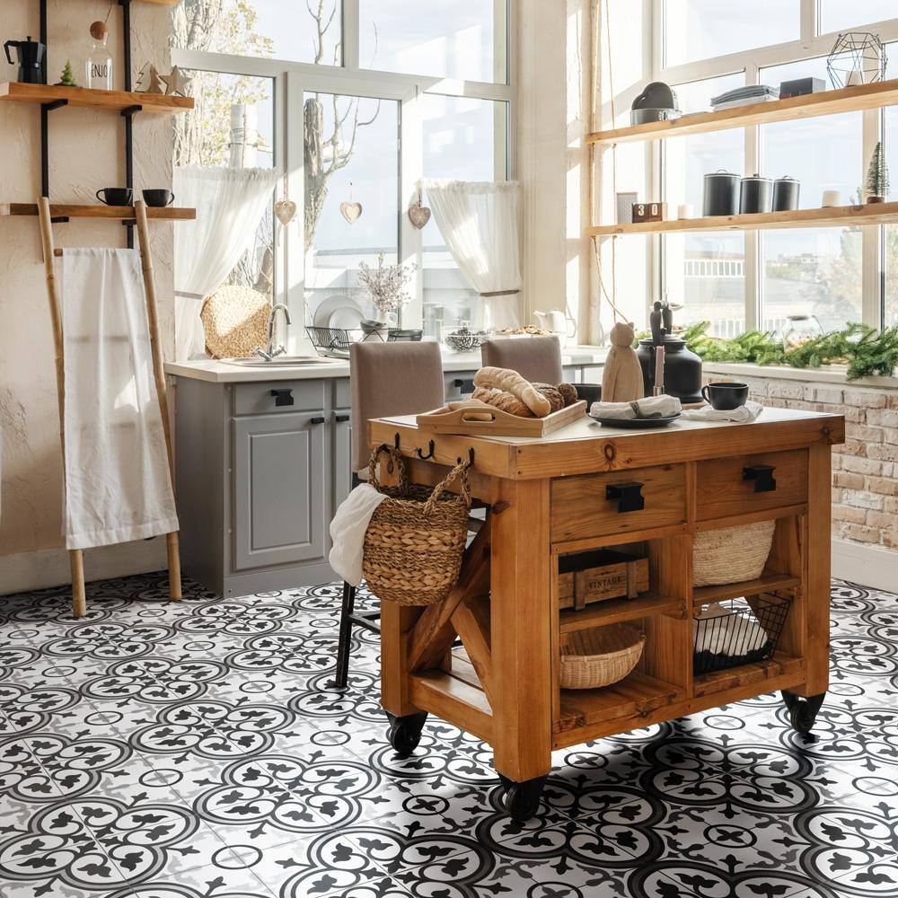 Merola Tile Amberes Classic Encaustic 12-3/8 in. x 12-3/8 in. Ceramic Floor and Wall Tile (10.96 sq. ft. / case)