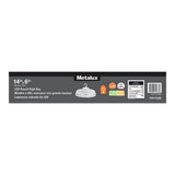 Metalux 14 in. Round 600-Watt Equivalent Integrated LED White High Bay Light