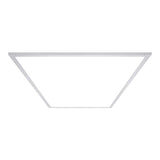 Metalux FPanel 62.2-Watt 2 ft. x 4 ft. White Integrated LED Dimmable Flat Panel Troffer Cool White