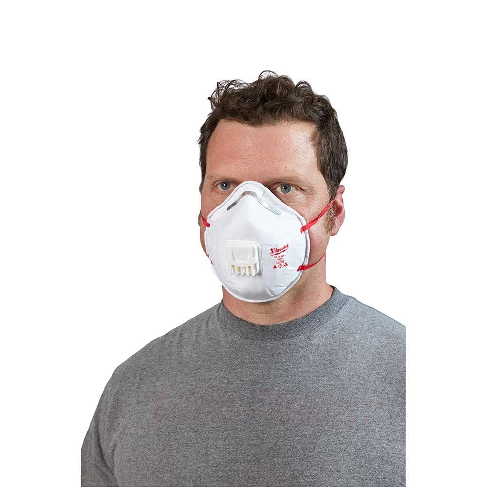 Milwaukee N95 Professional Multi-Purpose Valved Respirator (80-Pack)