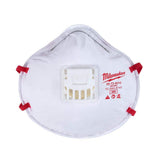 Milwaukee N95 Professional Multi-Purpose Valved Respirator (40-Pack)