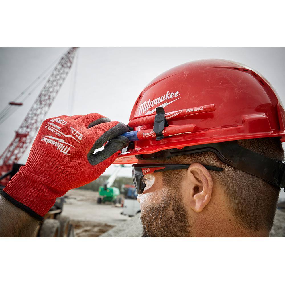 Milwaukee BOLT White Type 1 Class C Front Brim Vented Hard Hat with 4-Point Ratcheting Suspension and BOLT Mesh Full Faceshield
