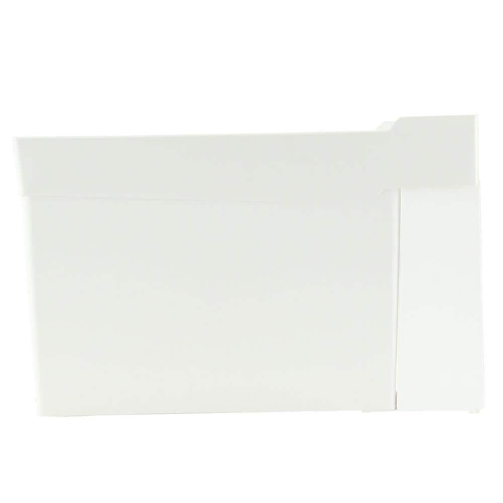 MUSTEE Utilatub 20x24 Structural Thermoplastic Wall-Mount Utility Tub, White