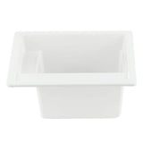 MUSTEE Vector 22 x 25 Inch Fiberglass Self-Rimming Utility Sink in White