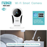 Naxa Wi-Fi Smart Home Security Camera with Smart Life App Control Includes AC & USB Power Cord