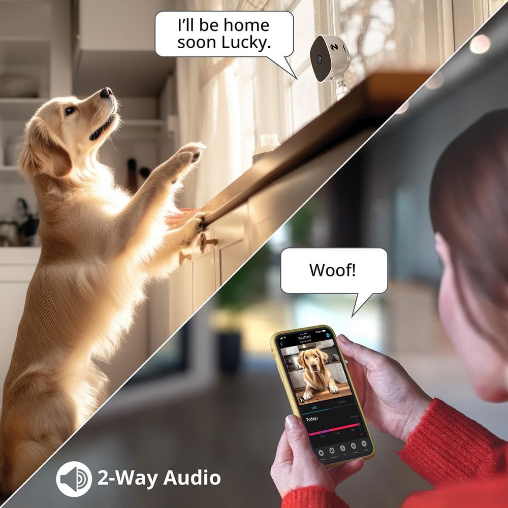 Night Owl 1080p Plug-in Indoor Wireless Security Camera