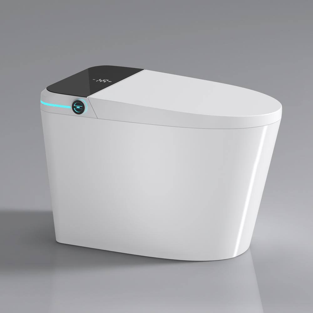 Nivencai Smart Elongated Bidet Toilet with Heated Features and Self-Cleaning