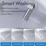 Nivencai Smart Elongated Bidet Toilet - Heated Seat & Self-Cleaning