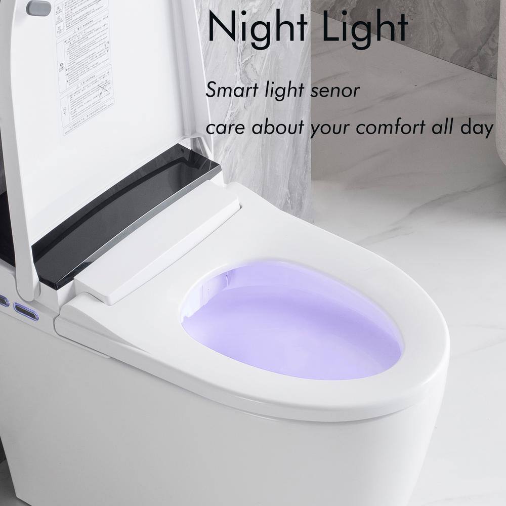 Nivencai Smart Elongated Bidet Toilet - Heated Seat & Self-Cleaning
