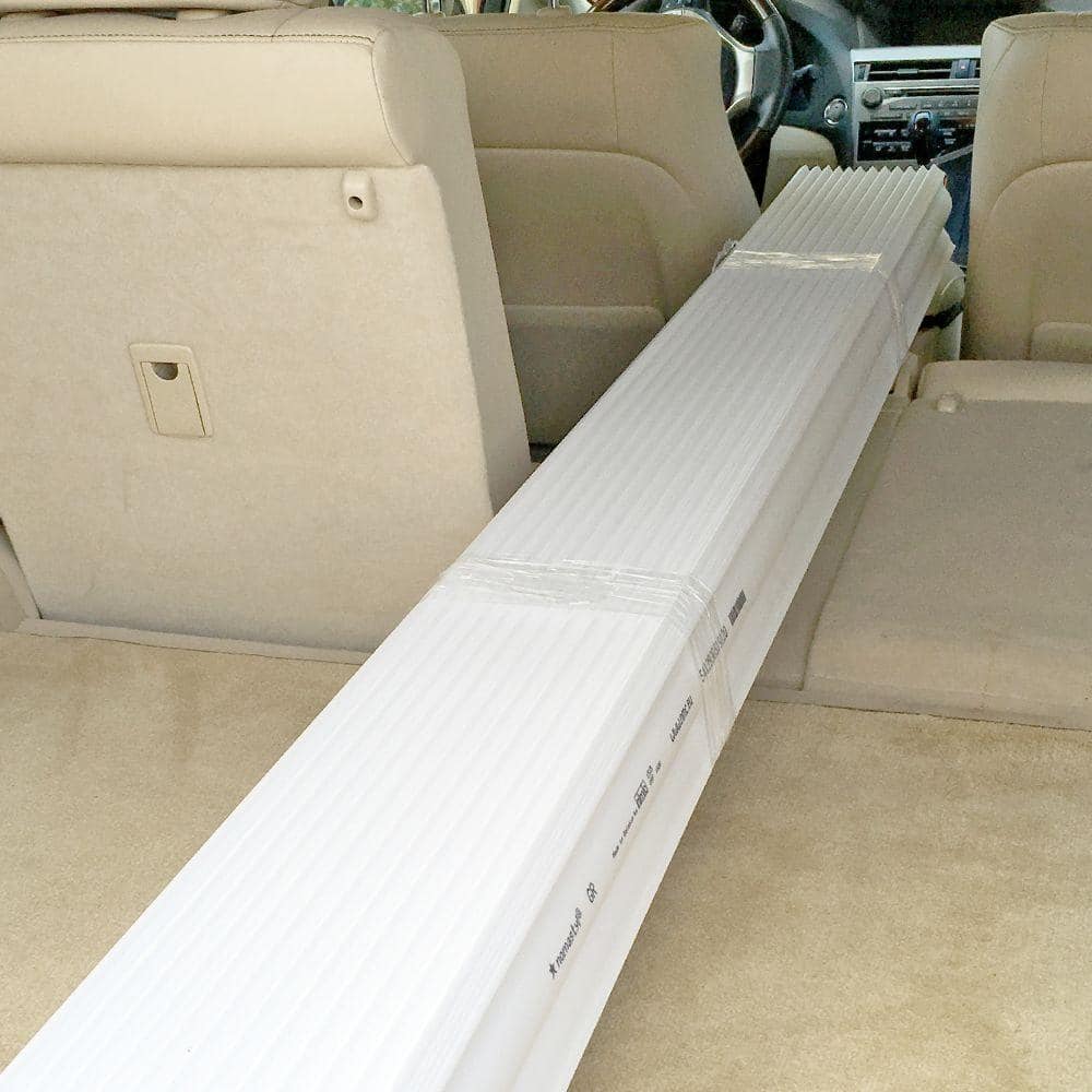 Nomastyl 1-1/4 in. x 4-3/4 in. x 78-3/4 in. Polystyrene Crown Moulding