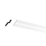 Nomastyl 1-1/4 in. x 4-3/4 in. x 78-3/4 in. Polystyrene Crown Moulding